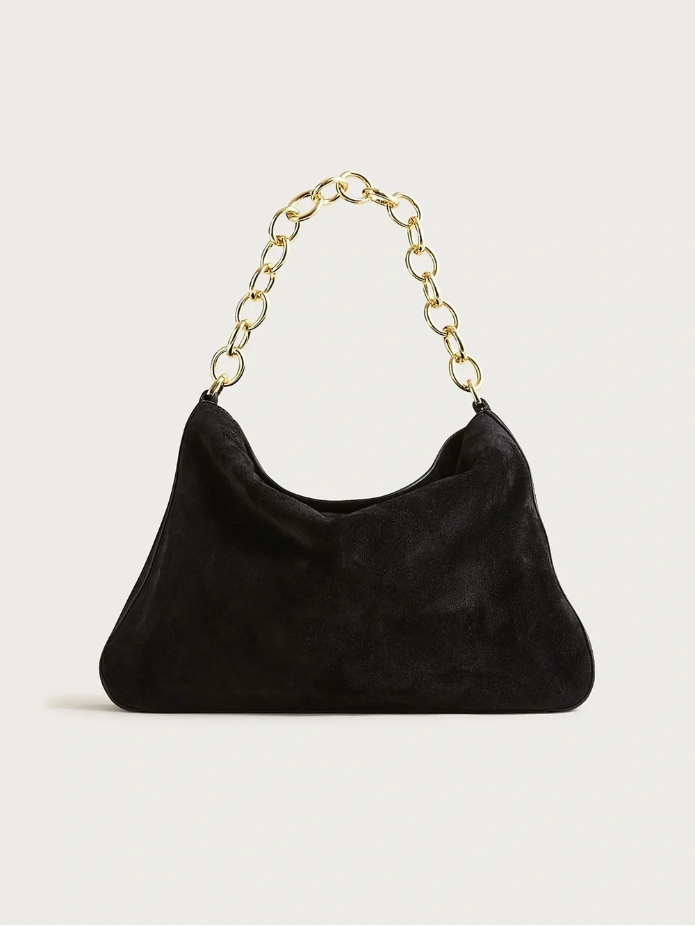 J crew Berkeley chainlink shoulder bag in suede